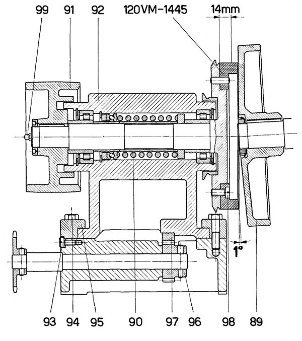 Варіатор фрикційний токарно-гвинторізного верстата Schaublin 120 vm Варіатор фрикційний токарно-гвинторізного верстата Schaublin 120 vm